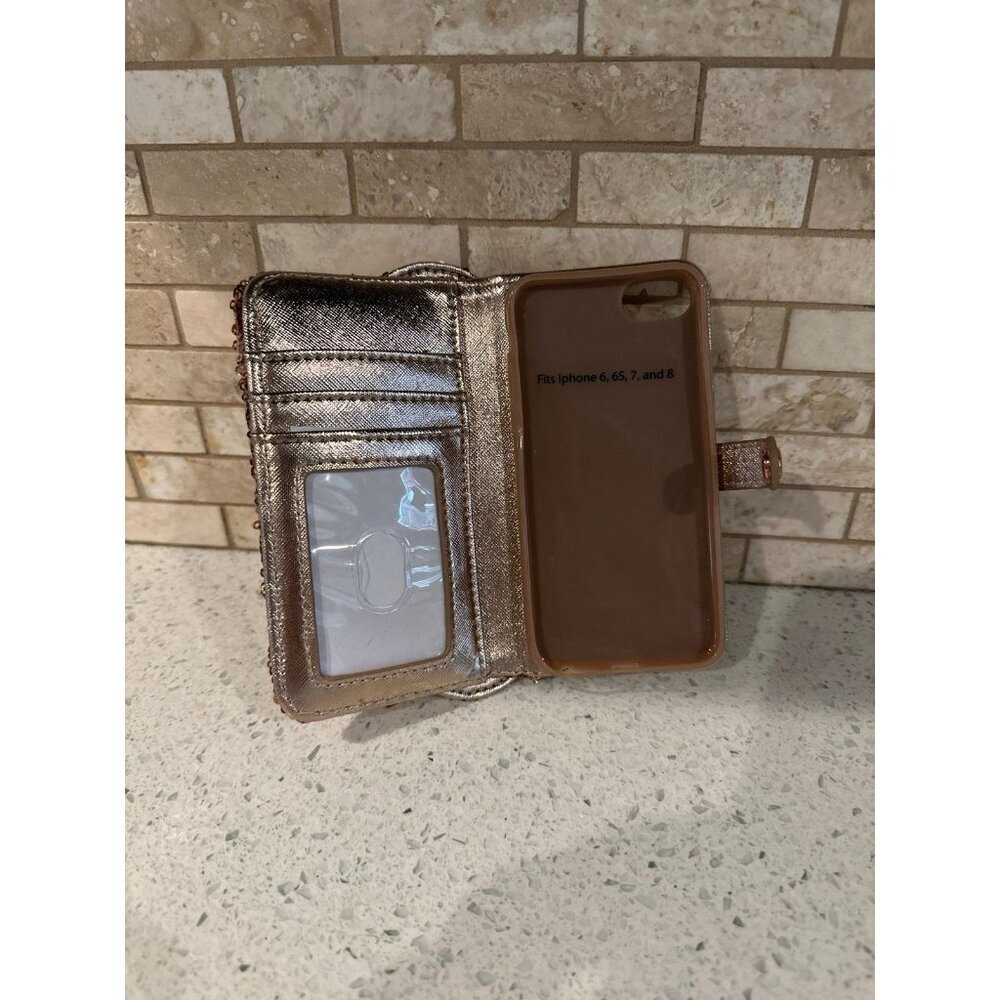 disney rose gold loungefly wallet phone case bundle - Picture 5 of 5